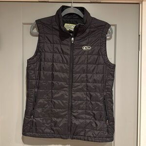 Lady Drake puffer vest. Black size L. Fits TTS.